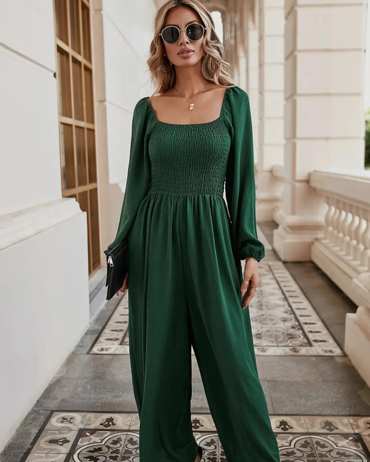 Dominika Wide Leg Jumpsuit