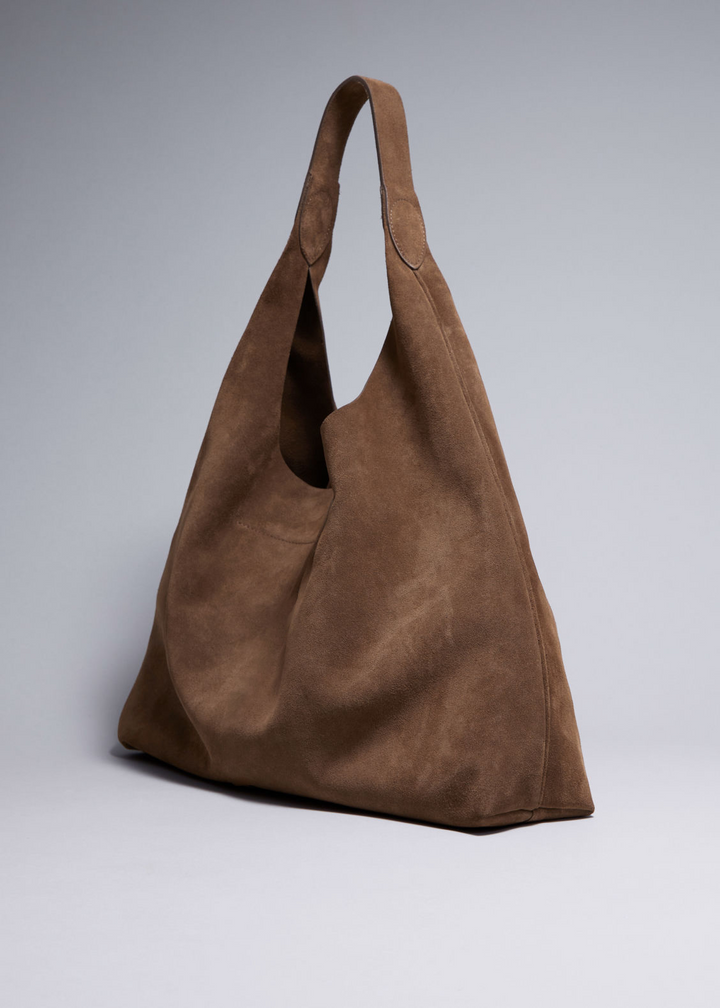 Signature Suede Tote Bag