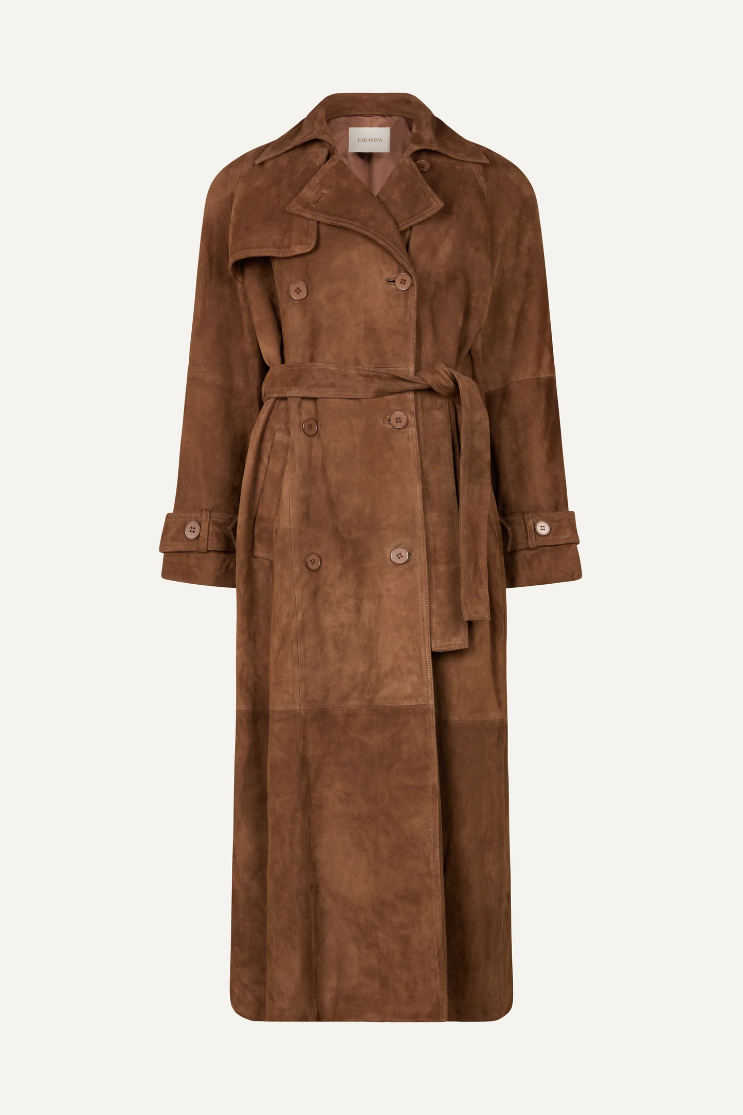 Dalia Suede Trench Coat