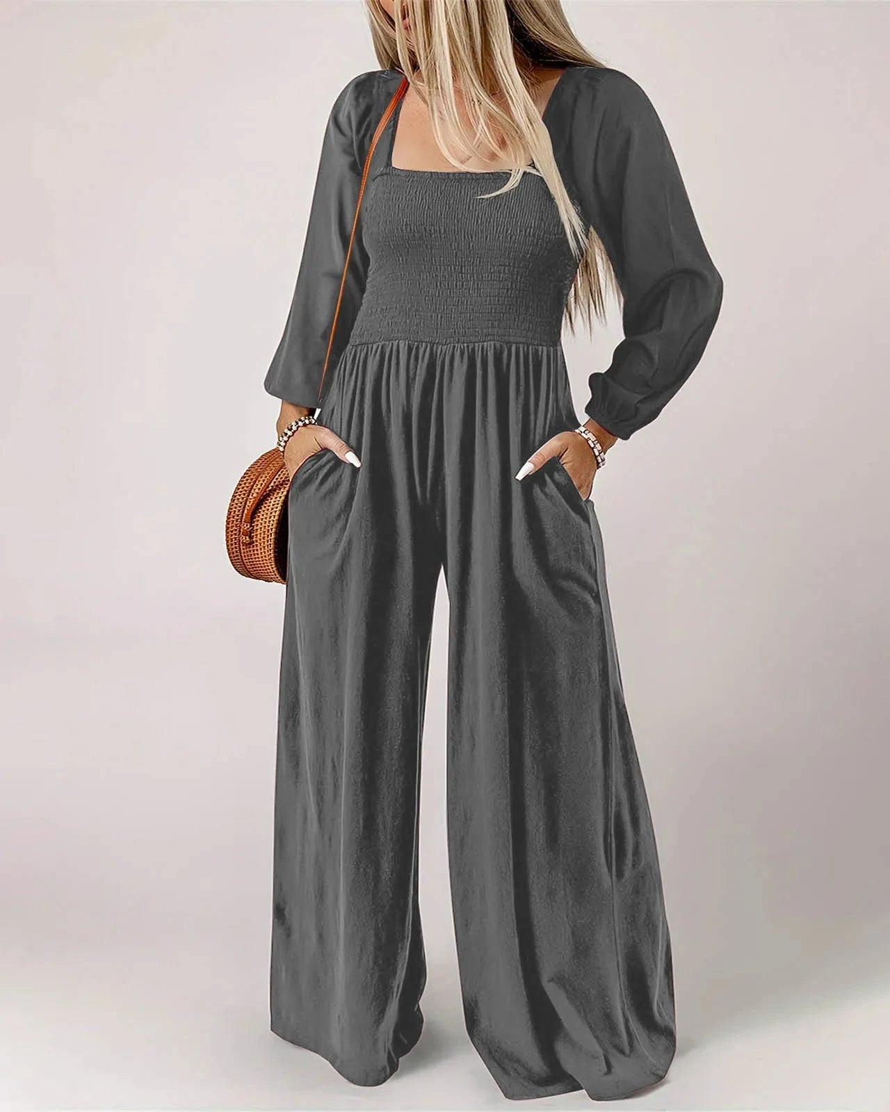 Dominika Wide Leg Jumpsuit