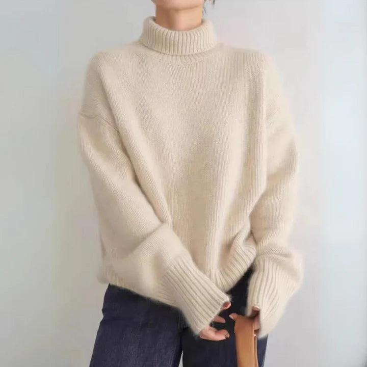 CASHMERE TURTLENECK JUMPER