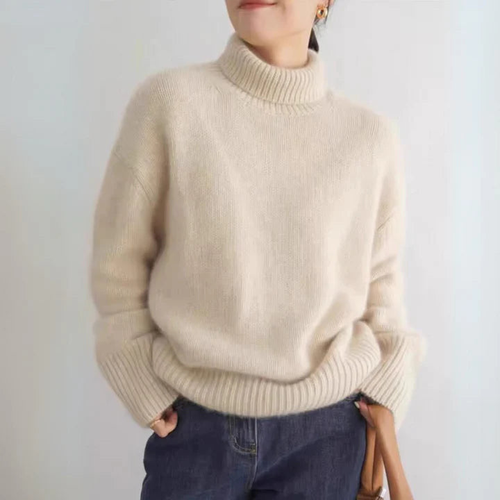 CASHMERE TURTLENECK JUMPER