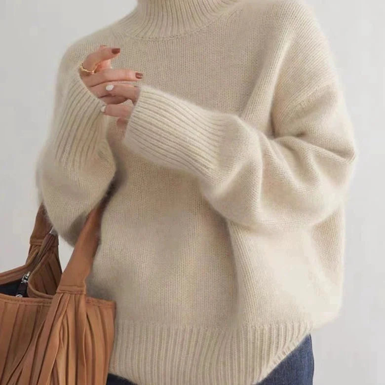 CASHMERE TURTLENECK JUMPER