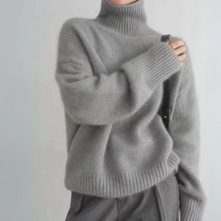 CASHMERE TURTLENECK JUMPER