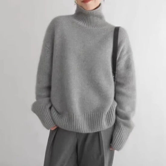 CASHMERE TURTLENECK JUMPER